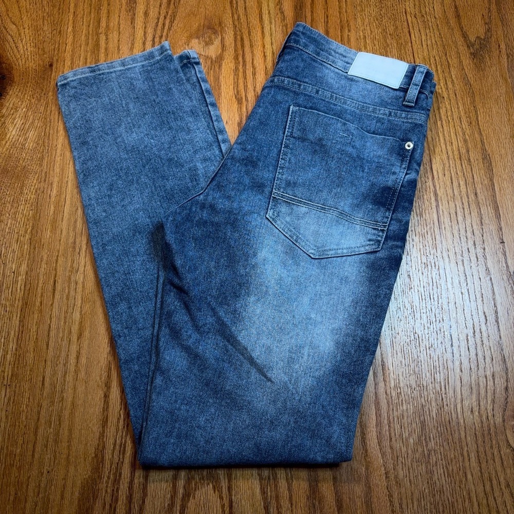 Southpole Skinny Jeans Mens 32x32 Blue Stone Wash Stretch Denim‎ Mid Rise
